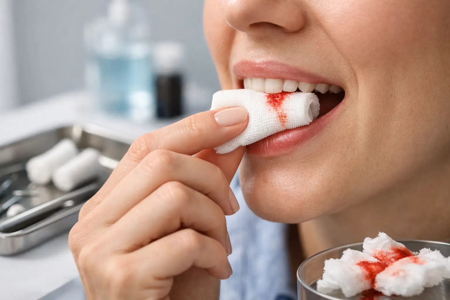 How to Stop Bleeding After Extraction Safely